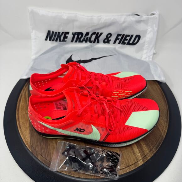 Nike ZoomX Dragonfly XC Cross Country Spikes W/Bag Crimson Men's Size 9.5 NWT - Picture 1 of 9